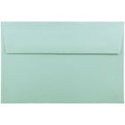JAM Paper A9 Foil Lined Envelopes, 5.75 x 8.75, Aqua Blue, 1000 Pack-Invitation Envelope