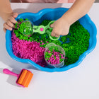 Educational Insights Playfoam Pluffle Sensory Station - Multicolor-Includes sensory bin, 2 colors of playfoam pluffle, and 3 fine motor tools: handy roller, scissor scoopers, and collection cup.