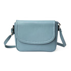 Nicci Medium Crossbody Bag with Front Flap - Powder Blue-Crossbody Bag