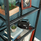 Sauder Briarbrook File Cabinet Tower - Barrel Oak (1 Box)-Interlocking safety mechanism allows one drawer open at a time.