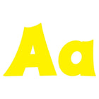 Trend Enterprises Friendly 4" Uppercase/Lowercase Ready Letters Combo Pack, Yellow, 675 Pack-Dimensions: 4"