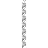 Campbell Chains, Chain Length: 100' (30.4 M), Working Load Limit: 131 Lbs. (0.0655 Tons) (894024)-Working Load Limit: 131 lbs. (0.0655 tons)
