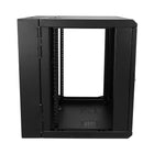 StarTech 12U Wall-Mount Server Rack Cabinet, 24" Deep, Hinged (RK1224WALHM)-Maximize compatibility by switching the mounting rails between square cage nut holes or tapped 12-24 holes