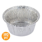 Luciano Aluminum Foil Baking Cups, 3.25 x 1.5 inches, Silver, 192 Pieces-Feature: ripped edges to securely keep the dough within the cup