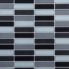 CTG Brands Rectangular Glossy Wall Tile, Black, Grey, 6 Pack-Set: comes in a box of 6 premium quality wall tiles, suitable for smooth and clean surfaces