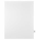 Mark Maker Legal Exhibit Index Tab White Single Tabs, 1/15th Cut, Letter Size, No Holes, Number 193, 25 Pack-White Single Tabs, 1/15th Cut