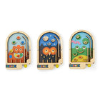 Kikkerland Wooden Pinball - Assorted-Handheld wooden animal themed pinball games