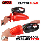 Oskar 12V Hand Auto Vacuum Cleaner-Powerful suction in a compact unit