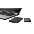 Seagate Backup Plus Slim STDR2000100 2TB Portable Drive, Black-USB-powered to eliminate the need for additional cables and cords.