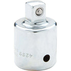Gray Tools Chrome Adapter, 3/4" Female X 1" Male-Female (inches): 3/4"