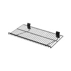 Can-Bramar Flat Wire For Slatwall, 24" x 12", Black, 10 Pack-24" x 12" flat wire shelf for slatwall