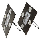 Cathay Importers Seashell Metal Photo Frame 4" x 6" (EC-22-0094), 2 Pack-4" x 6"