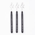 Tombow Mono Drawing Pens - Black Ink - 3 Pack-Excellent results when used with drawing, marker, waterColour, and mix media paper