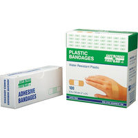 Plastic Bandages, SAY283, Yes, 3600 Pack-Dim. W" x L" - 3/4 x 3