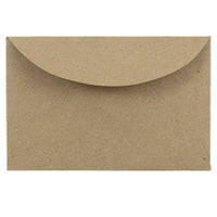JAM Paper 3drug Mini Small Envelopes, 2 5/16 x 3.63, Brown Kraft Paper Bag Recycled, 1000 Pack (5207691B)-Brown
