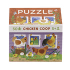 Crocodile Creek Chicken Coop House Puzzle - 50 Pieces-Encourages hand-eye coordination, fine motor skills and problem solving.