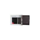 Champs Black Label Leather RFID Zip-Around Wallet, Brown-Double bill compartment