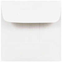 JAM Paper 2.38 x 2.38 Mini Square Envelopes, White, 1000 Pack (03993004C)-White