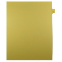 Mark Maker Legal Exhibit Index Tab Buff Single Tabs, 1/25th Cut, Letter Size, No Holes, Number 4, 25 Pack-Buff Single Tabs, 1/25th Cut