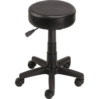 Staples Rolling Stool, Black-Compact and lightweight stool ideal for tight spaces