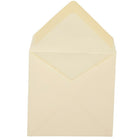 JAM Paper 5 x 5 Square Envelopes, Ivory with V-Flap, 100 Pack (02792256B)-Size: 5" x 5"