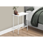 Monarch Specialties 2079 Accent Table - 24"H /White/White Metal-Assembly required: Illustrated instructions and all hardware are provided for convenience (additional tools may be needed)