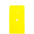 JAM Paper Plastic Envelopes with Button and String Tie Closure, Open End, 6.25 x 9.25, Yellow Poly, 12 Pack (472B1YE)-Size: 6-1/4" x 9-1/4"