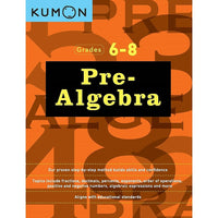 Kumon Publishing Kid's Educational Workbooks - Pre-Algebra - Grade 7 - 8-Children's Educational