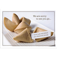 Rosedale 5-1/2" x 8" Goodbye/Goodluck From All Greeting Cards And Envelopes, 12 Pack (17110)-Printed on premium uncoated card stock