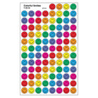 Trend Enterprises Superspots Stickers, Colourful Smiles, 8000 Pack (T-46134)-Size: 1/4"(Dia)