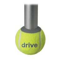 Drive Medical Walker Rear Tennis Ball Glides, Tennis Ball Box and Pads, 2 Pack-Yellow, Plastic