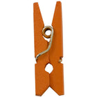 JAM Paper Wood Clothing Pin Clips, Small 7/8, Orange, 2 Packs of 50, 100 Total (230729133a)-Clean with a dry cloth
