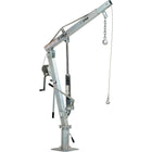 Vestil Winch Operated Truck Jib Crane, 500 Lbs. (0.25 Tons), Steel Chain, 52" (WTJ-2-G)-Capacity: 500 lbs. (0.25 tons)