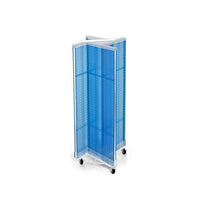 Azar Displays Pegboard Pinwheel Unit, 13.5" x 44", Blue (700443-BLU)-Made from pegboard