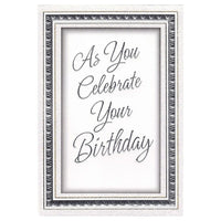 Rosedale 5-1/2" x 8" Formal As You Celebrate Your Birthday Greeting Cards And Envelopes, 12 Pack (15625)-Printed on premium uncoated card stock
