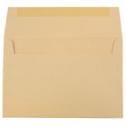 JAM Paper A8 Invitation Envelopes, 5.5 x 8.125, Ginger Brown Recycled, 250 Pack (49355H)-Blank interior for personalized message