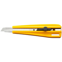 OLFA 300 9mm Classic Ratchet-Lock Precision Utility Knife - Yellow-Ratchet-lock utility knife for precision cutting