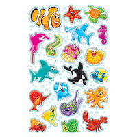 Trend Enterprises Large Supershapes Sticker, Sea Buddies, 960 Pack-Design: Sea Buddies
