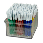 Dixon Prang Fine Line Art Markers - 144 Pack (DIX80744)-Superior ink lays down Colour smoothly and easily, while a long-lasting, durable 2.75mm nib ensures accuracy.