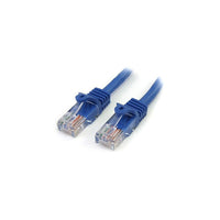 StarTech RJ45PATCH10 10' Cat 5e Snagless Patch Cable, Blue-Features RJ-45 Male connector on both sides to facilitate easy connectivity