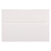 JAM Paper A8 Invitation Envelopes, 5.5 x 8.125, Strathmore Bright White Laid, 250 Pack (33028H)-Bright white laid Strathmore envelope