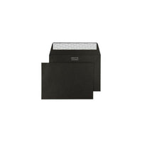 Blake Creative Color Black Invitation Envelopes - 4 1/2" W x 6 3/8" L - Jet Black - 25 Pack-Jet Black