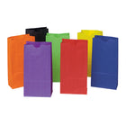 Pacon Mini 4" x 11" Rainbow Assorted Bright Colours Bags, 5 Packs of 28 (PAC72040)-For craft projects and party supplies.
