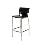Plata Import Venice Stool, 30"H, Black, 2 Pack-39'' H (SH 29") x 17'' W x 17'' D