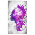 Designart Explosive Portrait Street Art Canvas Artwork, (PT3603-20-40)-Print