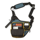 Bugatti x Edition22 - Frontal Crossbody Bag - Recycled Polyester - Multi Coloured-Water-repellent gender-neutral, crossbody made from high-quality recycled nylon
