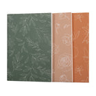 General Supply Goods + Co Soft-Touch Notebook - Floral Designs - 3 Pack-64 Pages per notebook