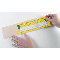 Ashley Productions Name Plate Pockets, Extra Small, 50 Pack-Heavy duty