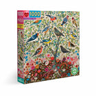 eeBoo Songbird Tree Square Jigsaw Puzzle - 1000 Pieces-Sustainably sourced: Made with recycled board and printed on FSC-certified paper using vegetable-based inks.