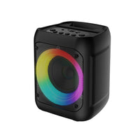 Havit Wireless 4" Sound Box Bluetooth Speakers - Outdoor Bright RGB Lighting - Black-Wireless Bluetooth Version: V5.0